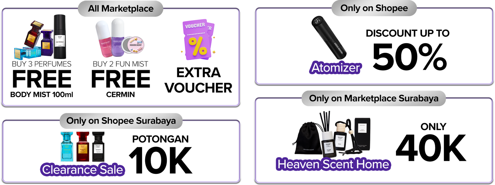 Online Store - Heaven Scent