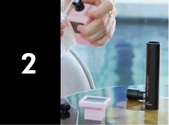 Langkah 2 refill atomizer