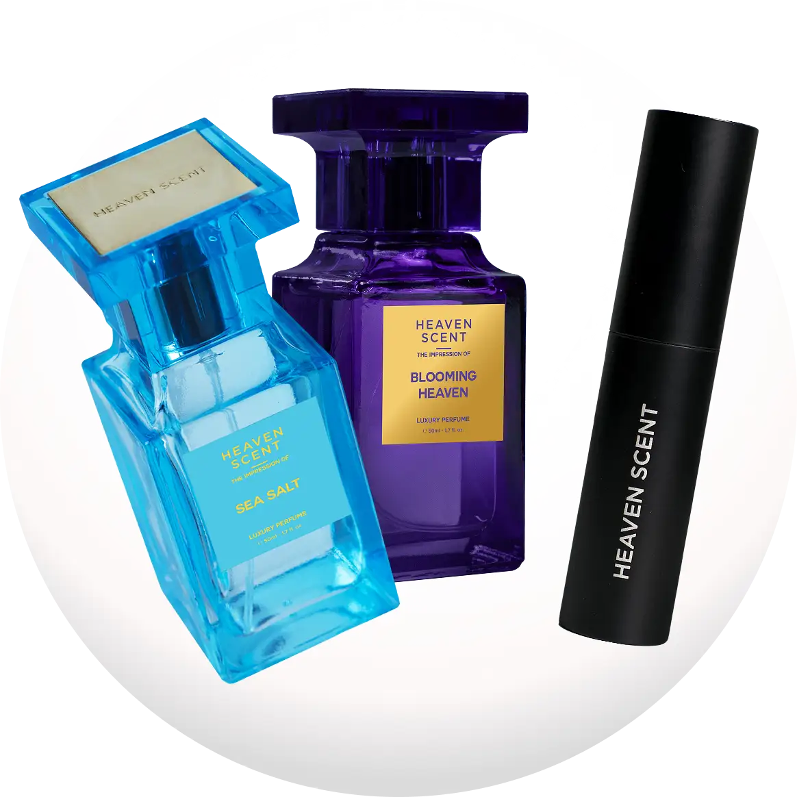 Free perfume and atomizer